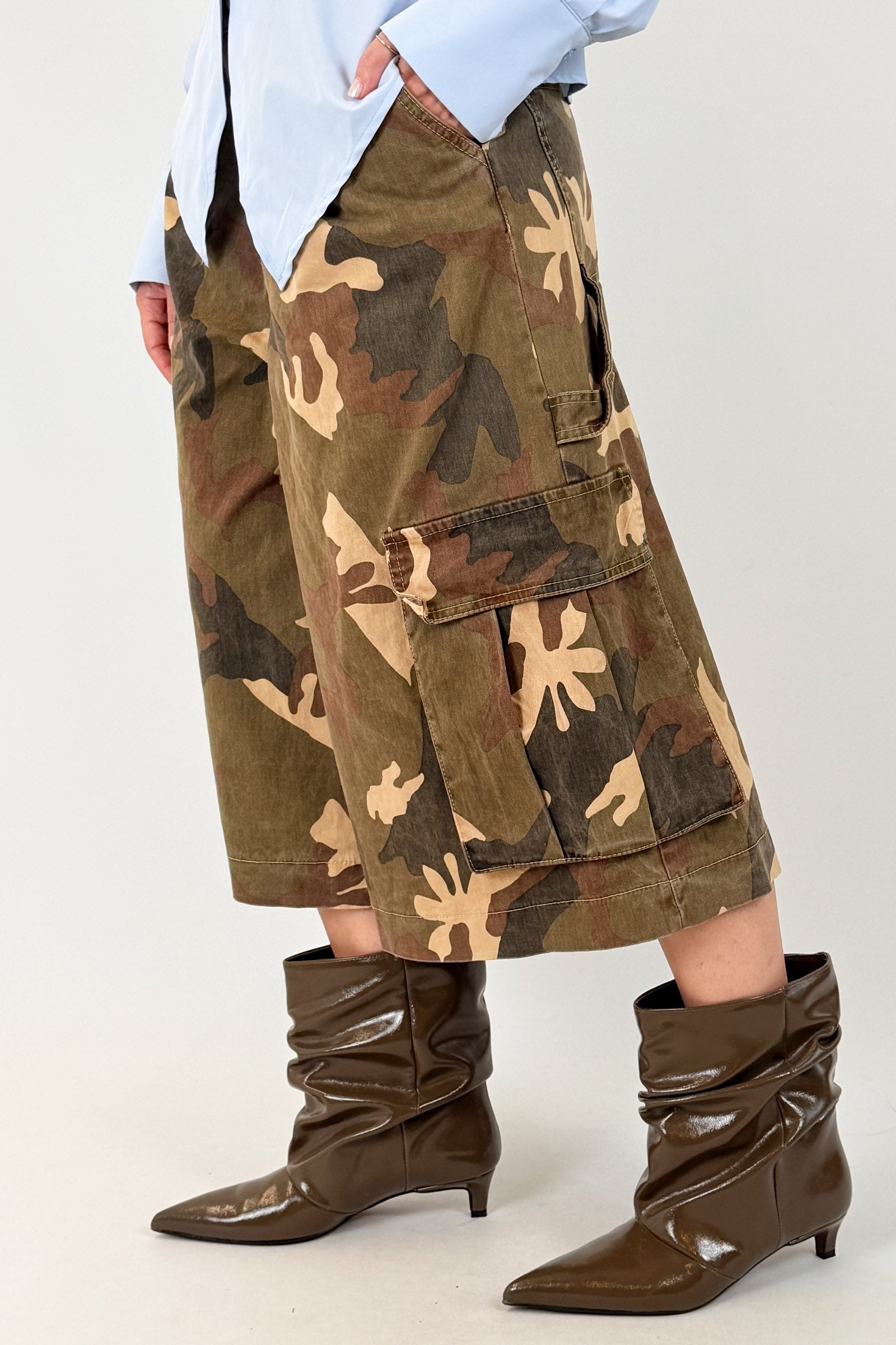 Maxi bermuda camouflage
