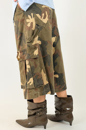 Maxi bermuda camouflage