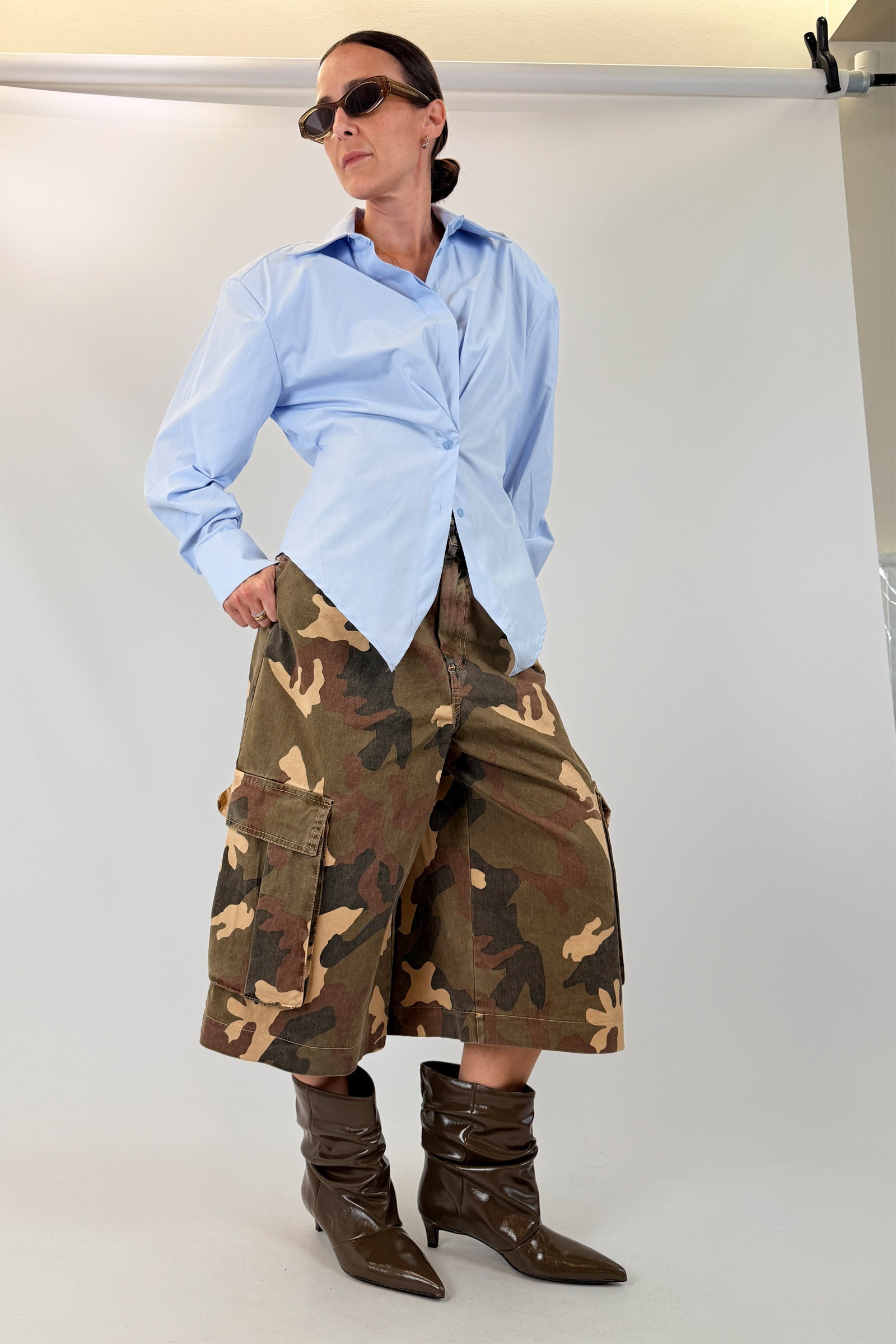 Maxi bermuda camouflage