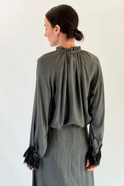 Camicia manica pizzo