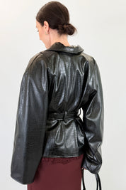 Giacca kimono coccodrillo