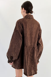 Abito denim cuoricini