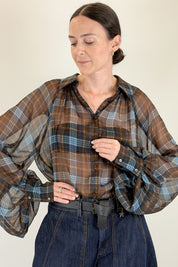 Camicia scozzese voile