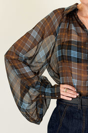 Camicia scozzese voile