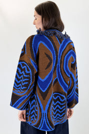 Cardigan frange fantasia