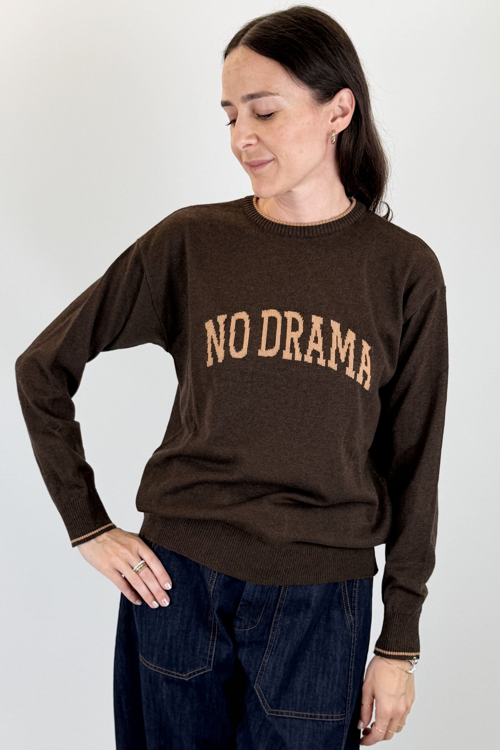 Maglia girocollo NO DRAMA