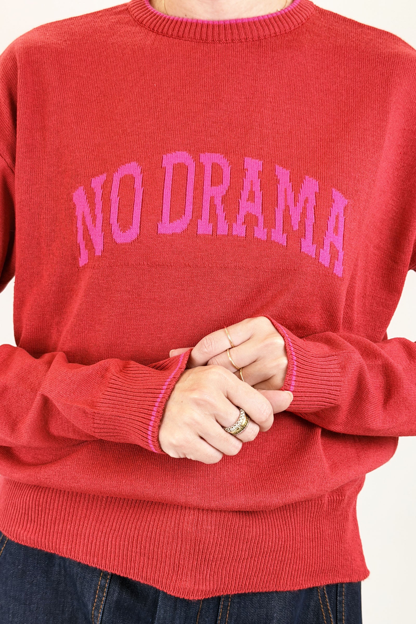 Maglia girocollo NO DRAMA