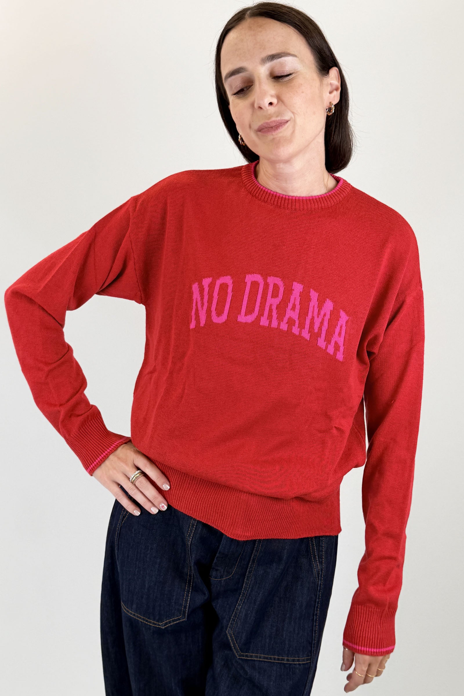 Maglia girocollo NO DRAMA