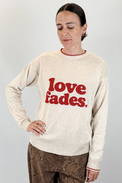 Maglia girocollo LOVE FADES