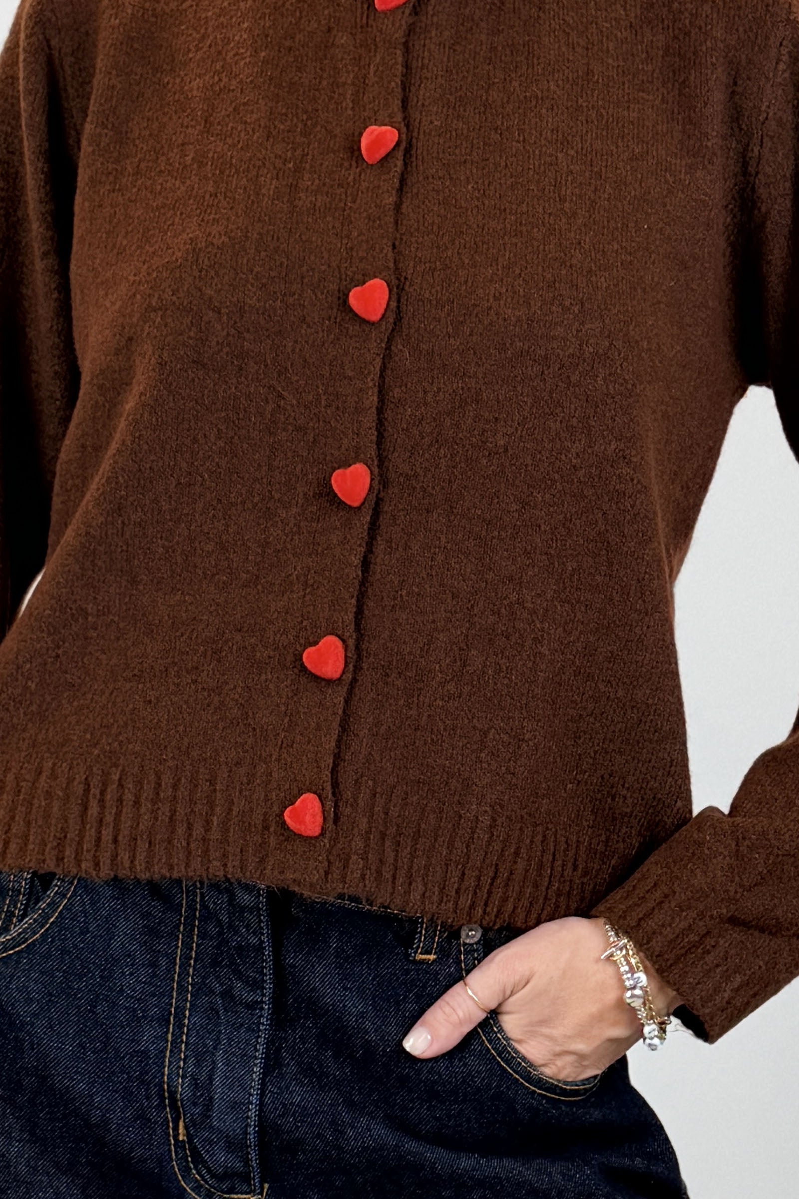 Cardigan cuoricini
