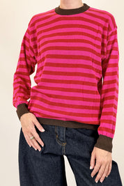 Maglia girocollo righe