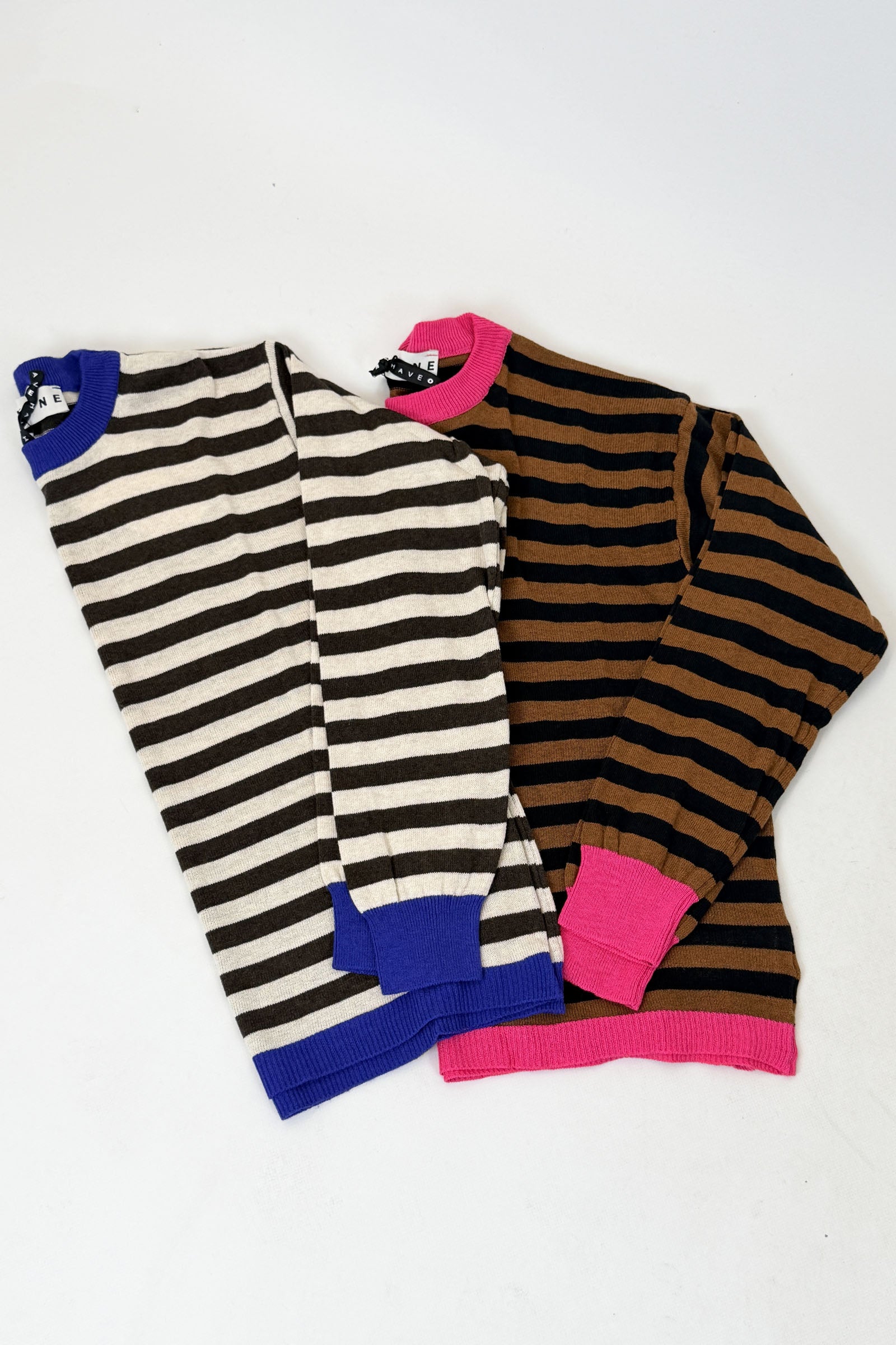 Maglia girocollo righe
