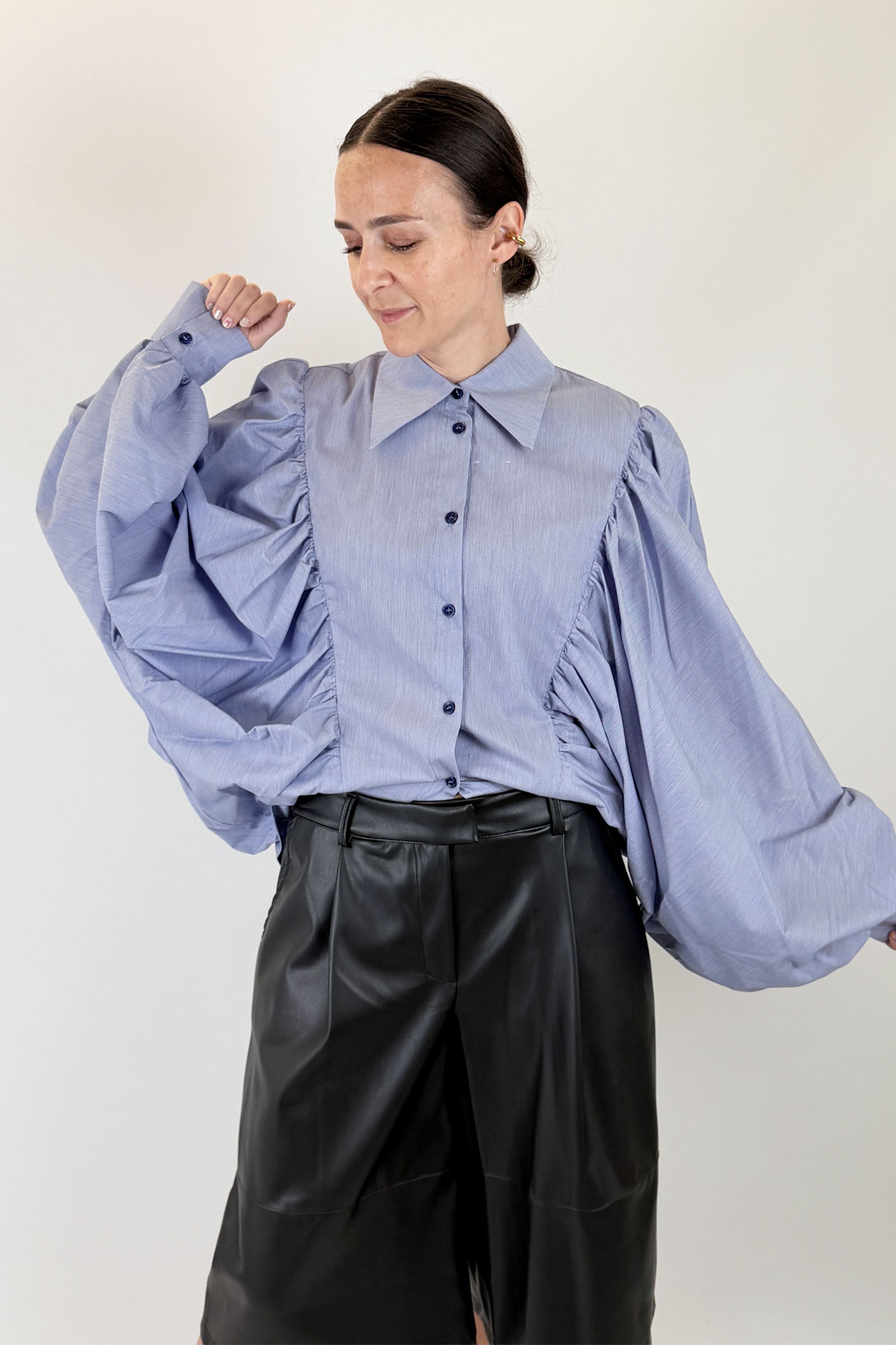 Camicia maniche ampie