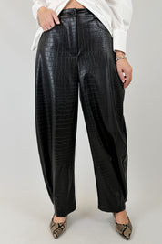 Pantalone barrel cocco