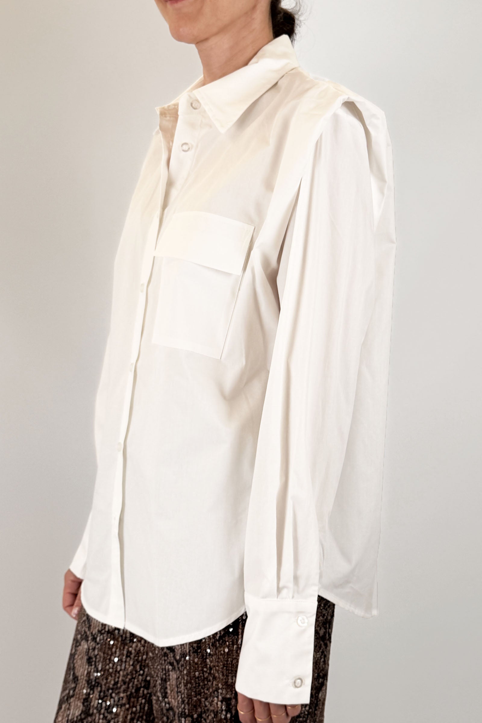 Camicia spalle over