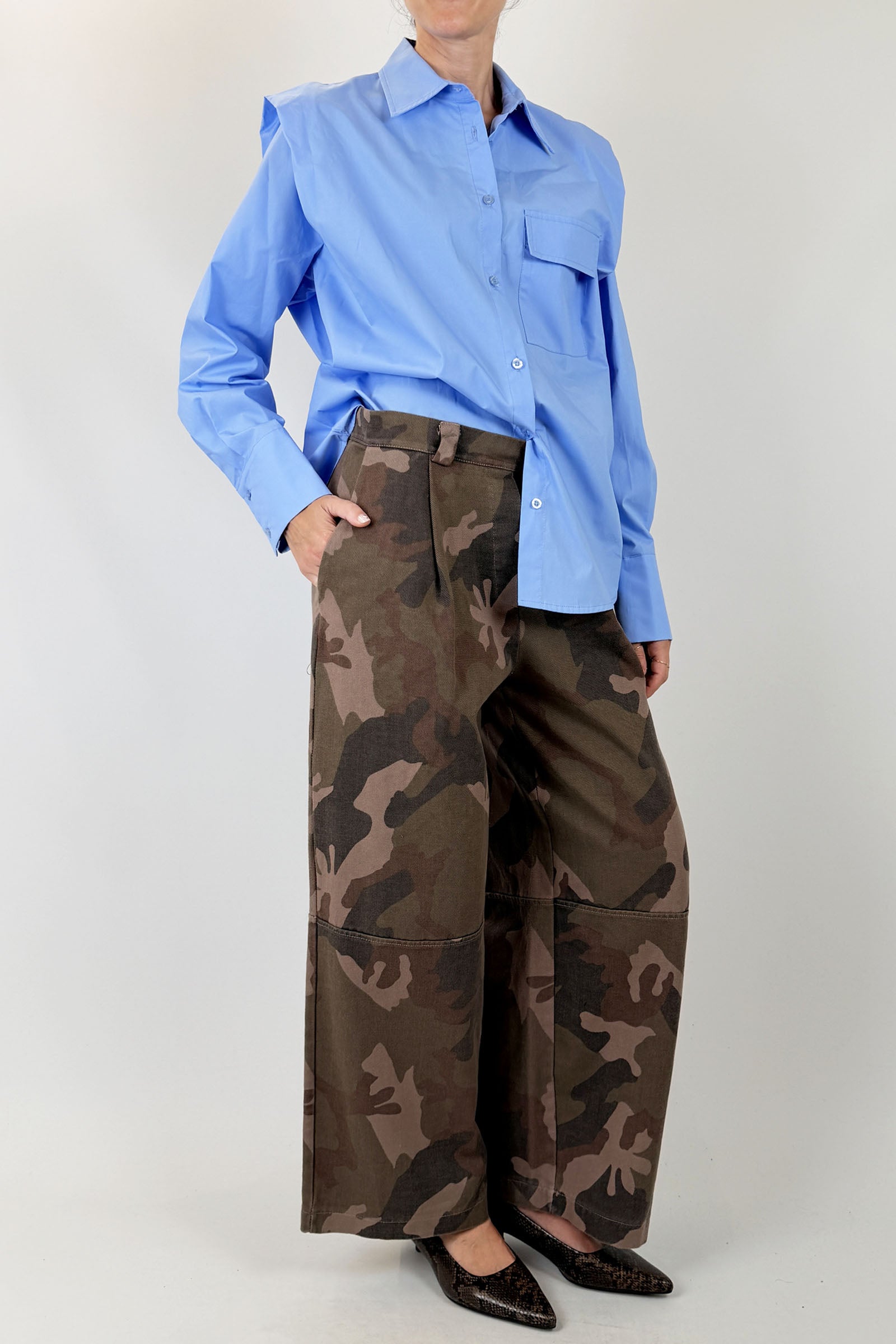 Pantalone barrel camouflage