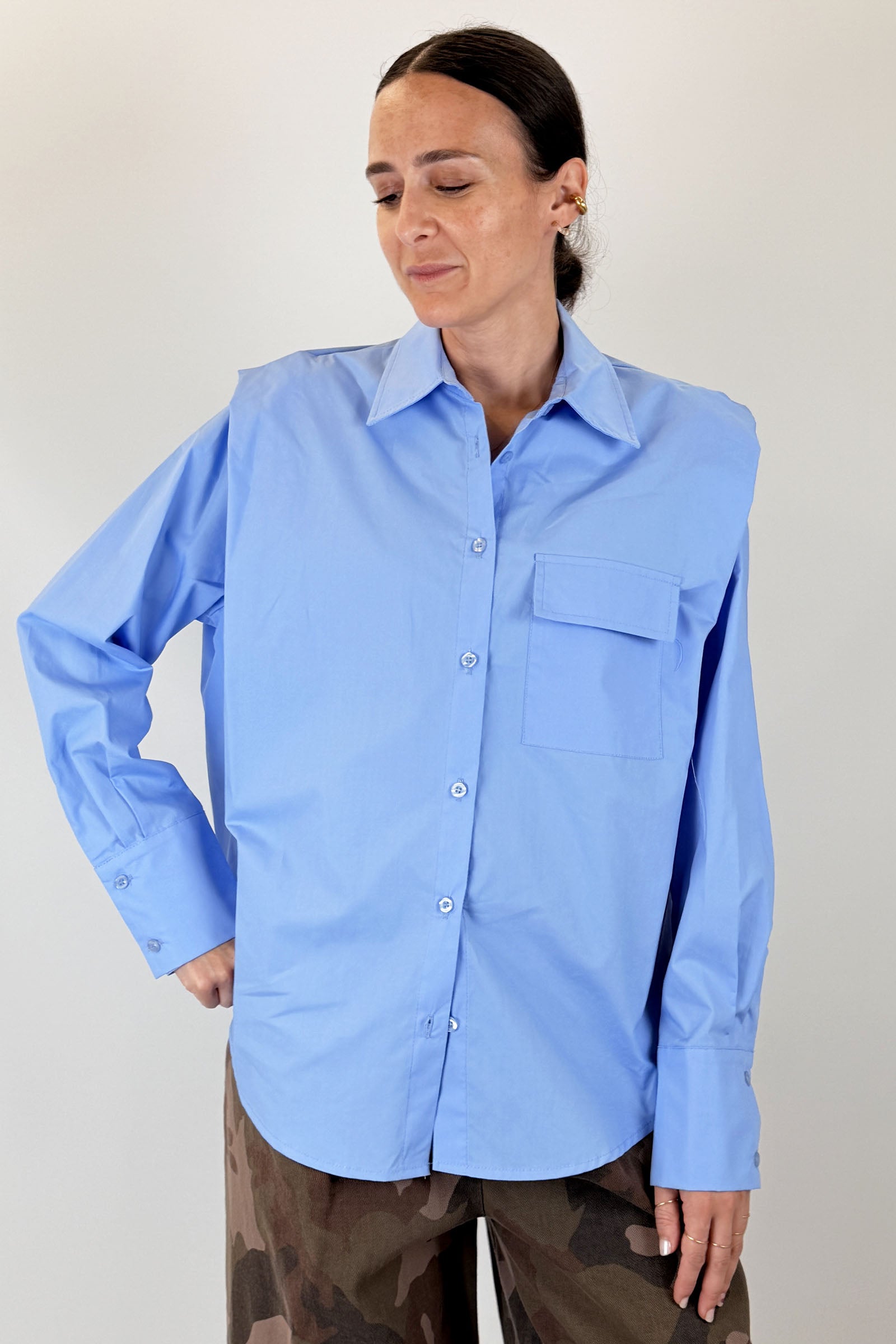 Camicia spalle over