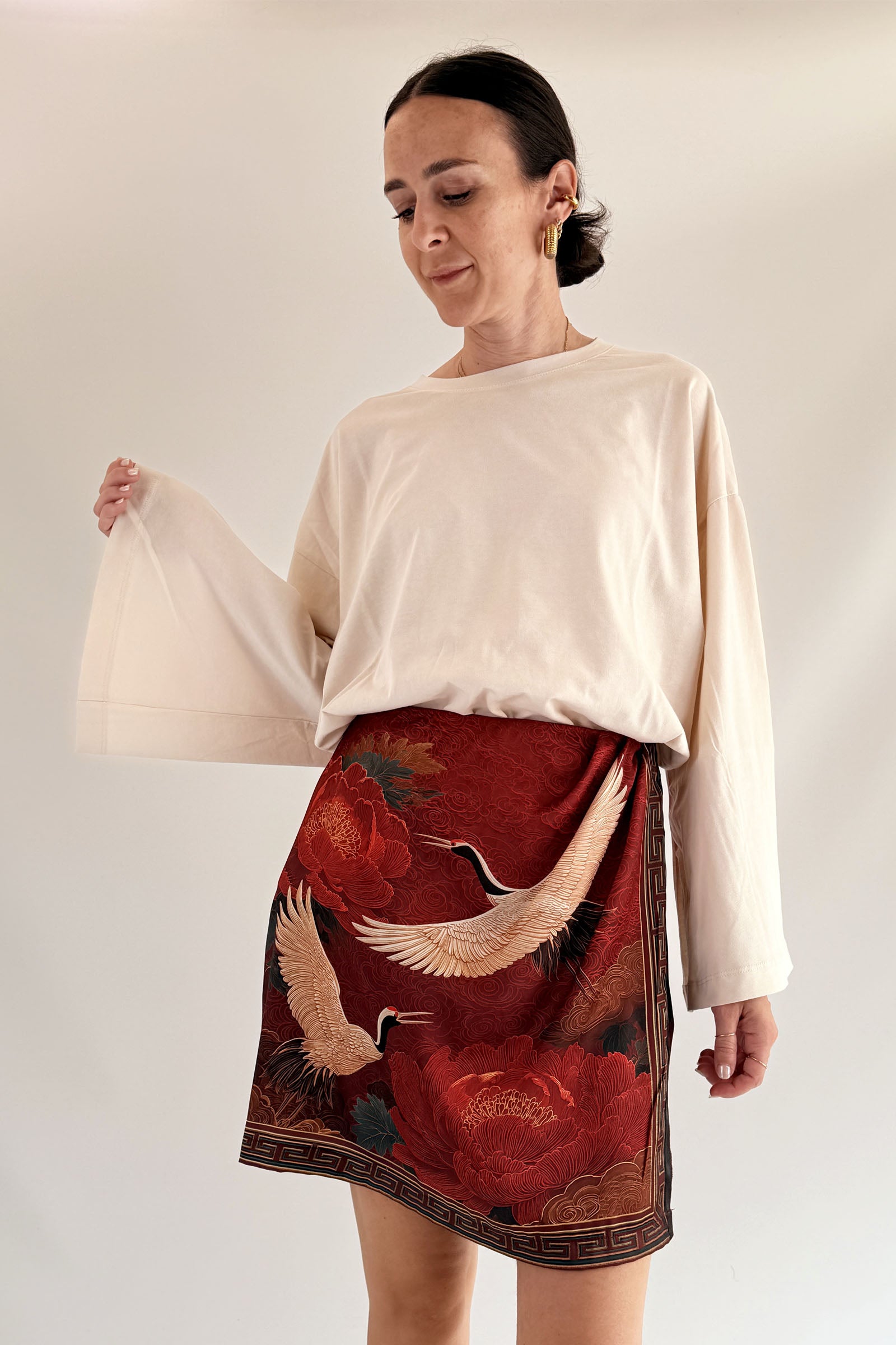 T-shirt manica campana