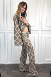 Pantalone fantasia lurex