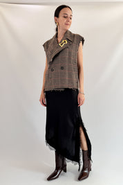 Gilet p.poule taglio vivo