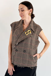 Gilet p.poule taglio vivo