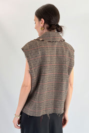 Gilet p.poule taglio vivo