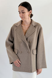 Cappotto doppiopetto 50% lana