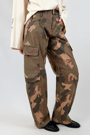 Pantalone cargo camouflage