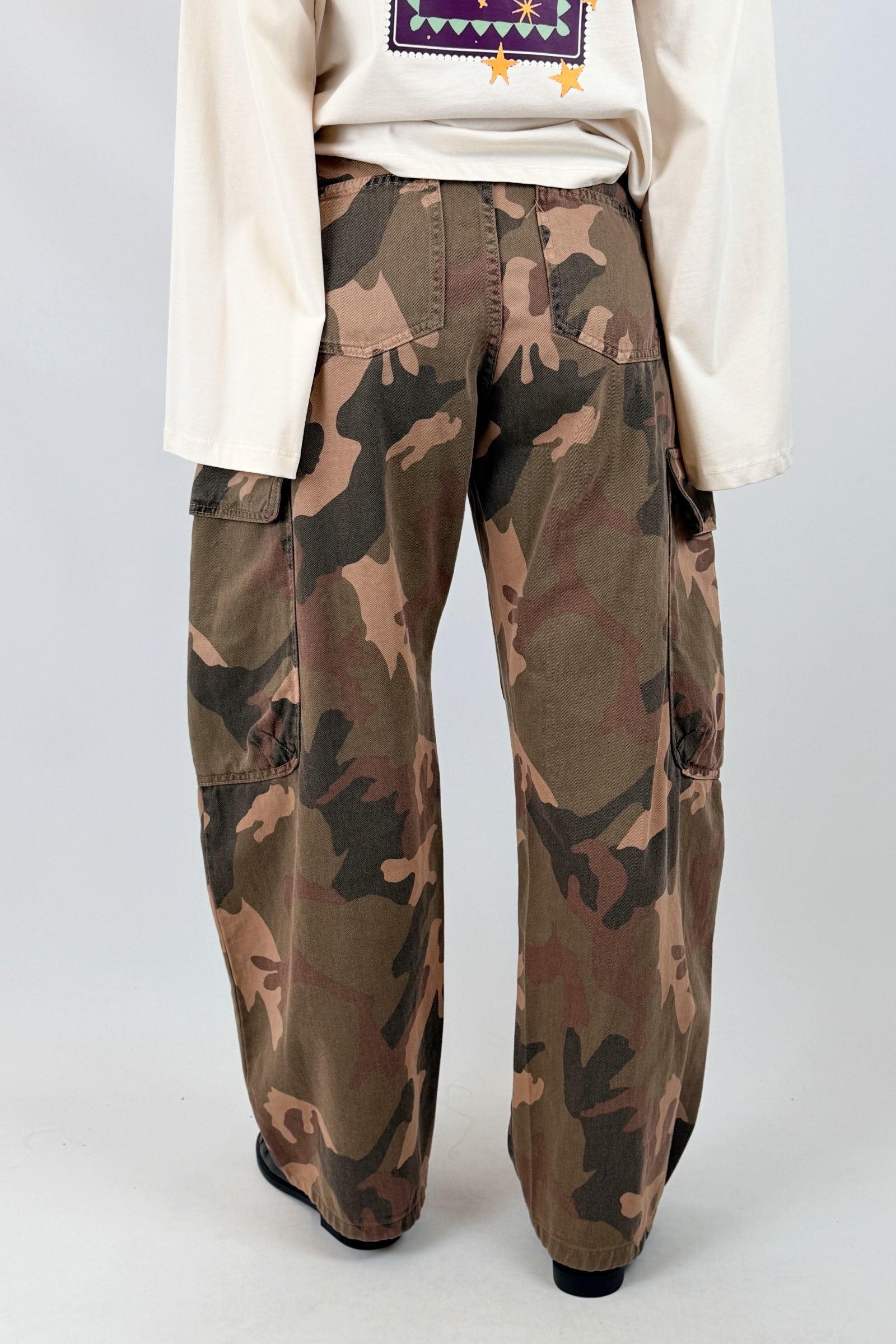 Pantalone cargo camouflage
