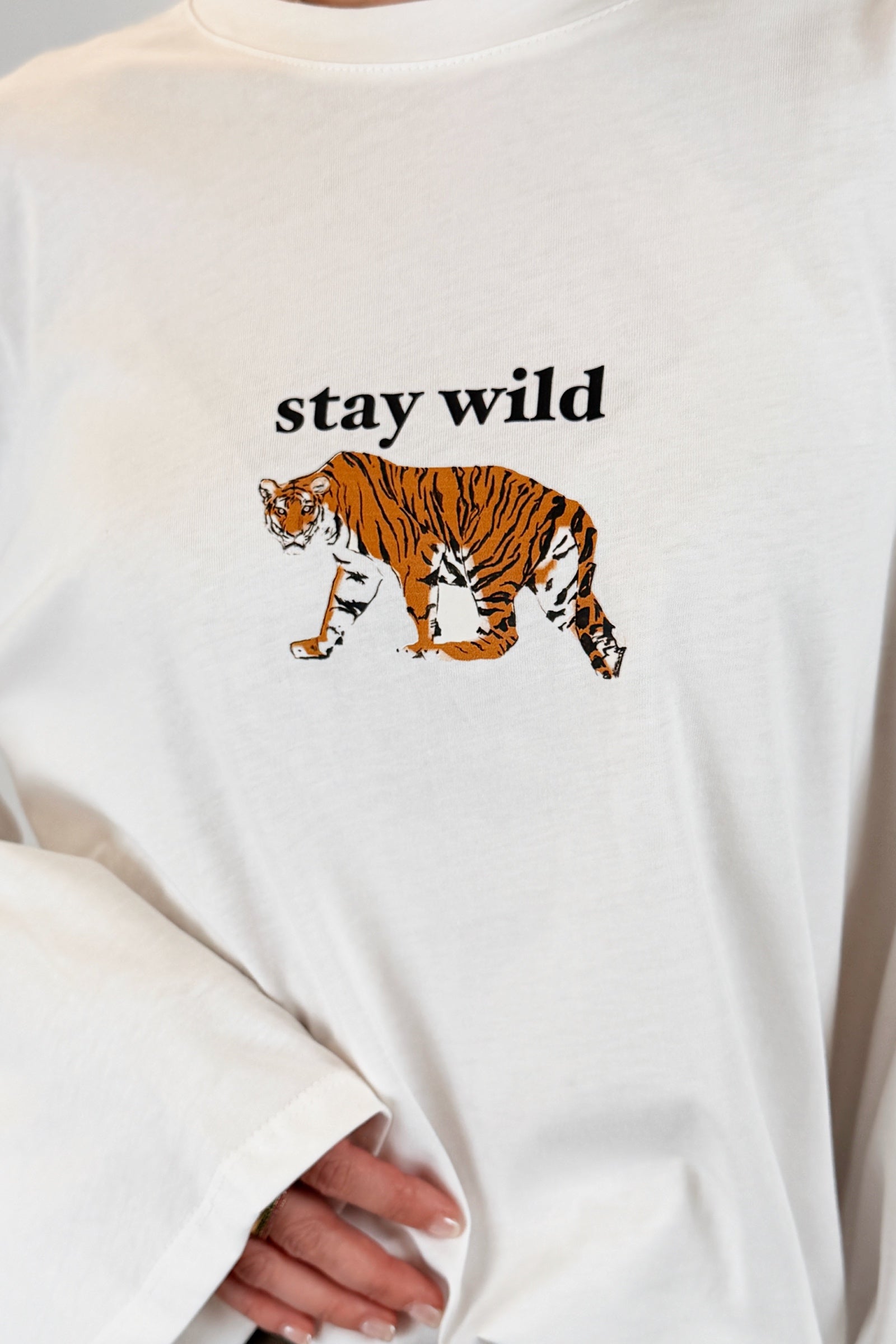 Maglia manica ampia STAY WILD