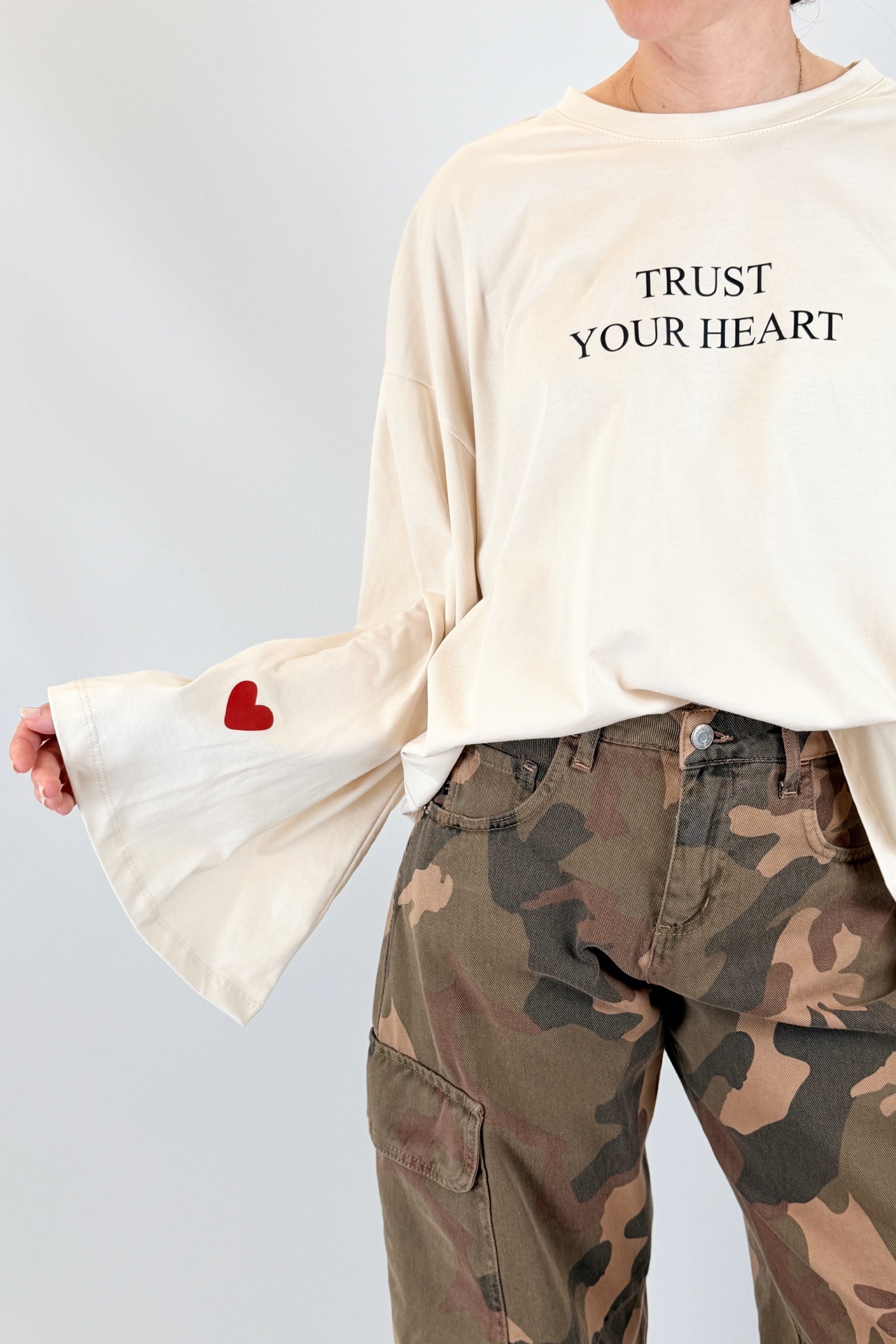 T-shirt tigri TRUST YOUR HEART