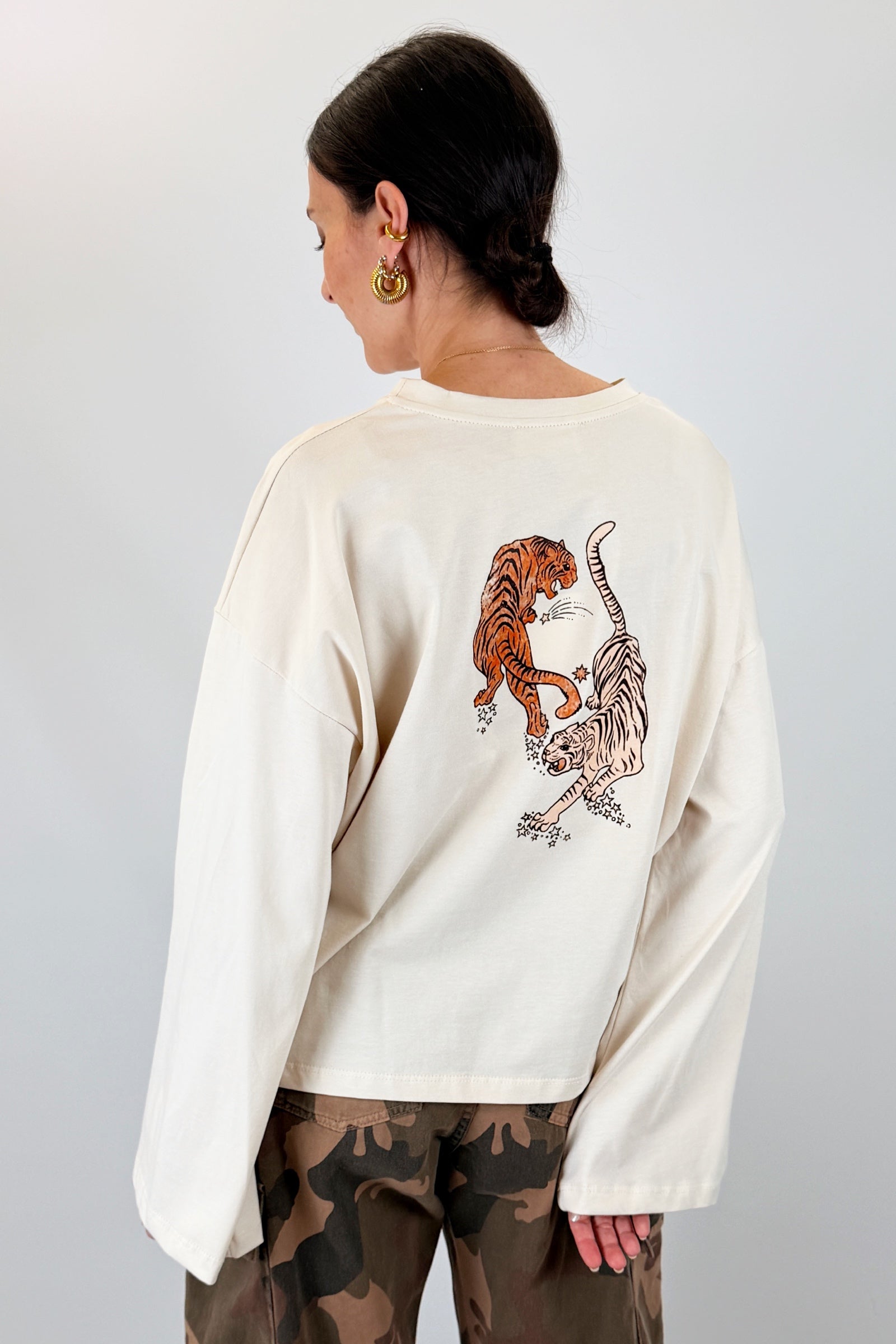 T-shirt tigri TRUST YOUR HEART