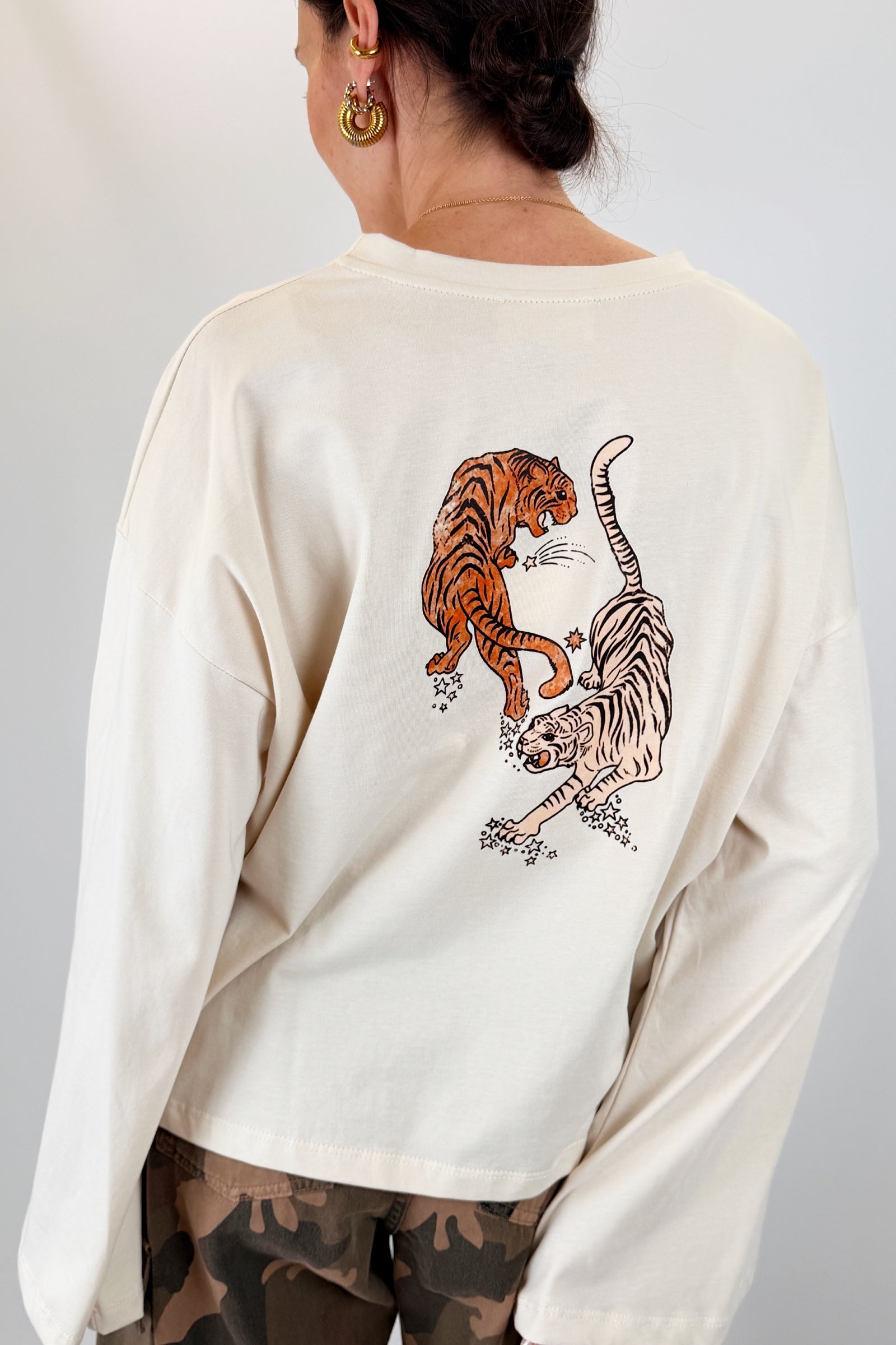 T-shirt tigri TRUST YOUR HEART