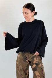 T-shirt manica campana