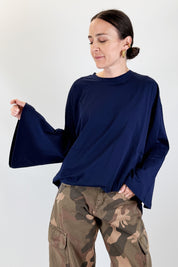 T-shirt manica campana