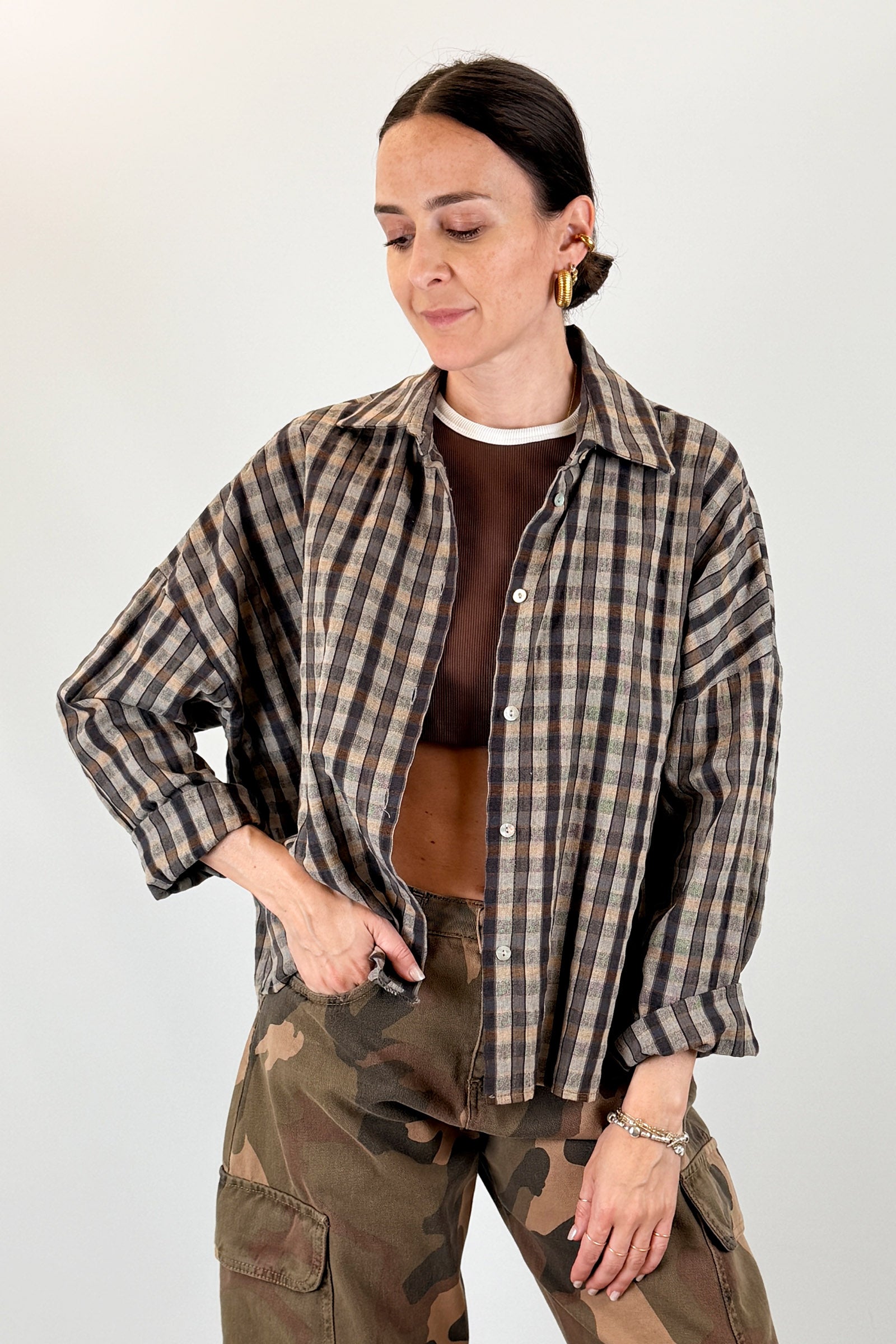 Camicia a quadri