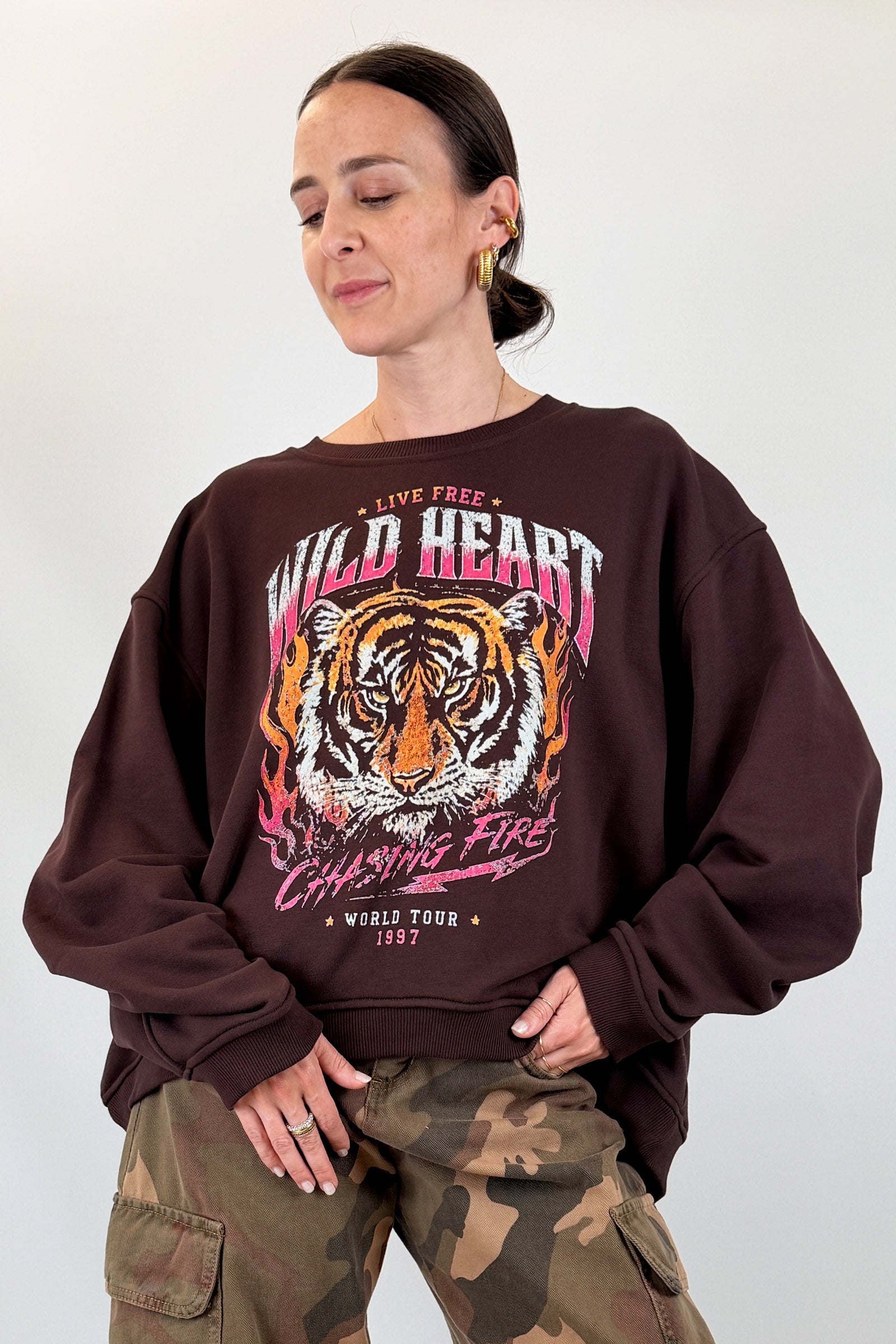 Felpa tigre WILD HEART