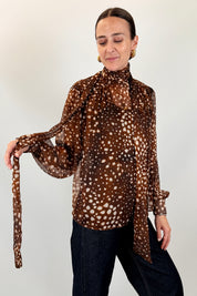 Blusa bambi con fiocco