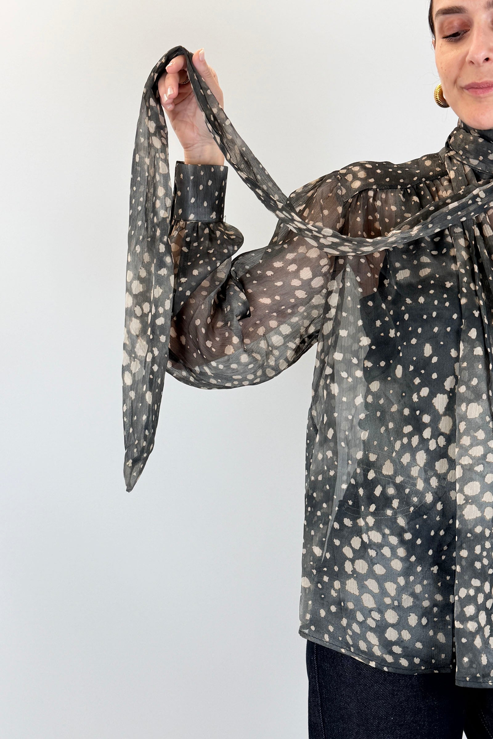 Blusa bambi con fiocco