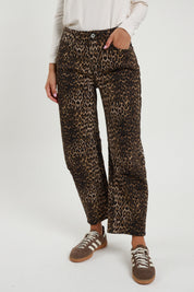 Pantalone balloon maculato