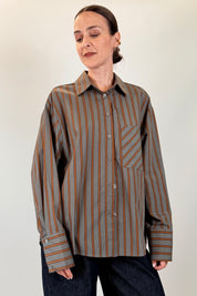 Camicia over con tasca