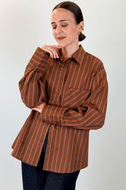Camicia over con tasca