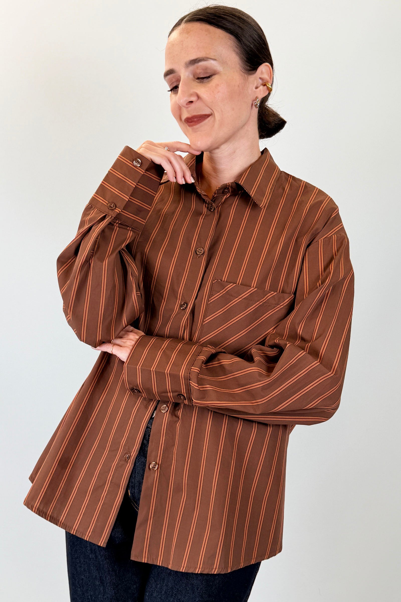 Camicia over con tasca