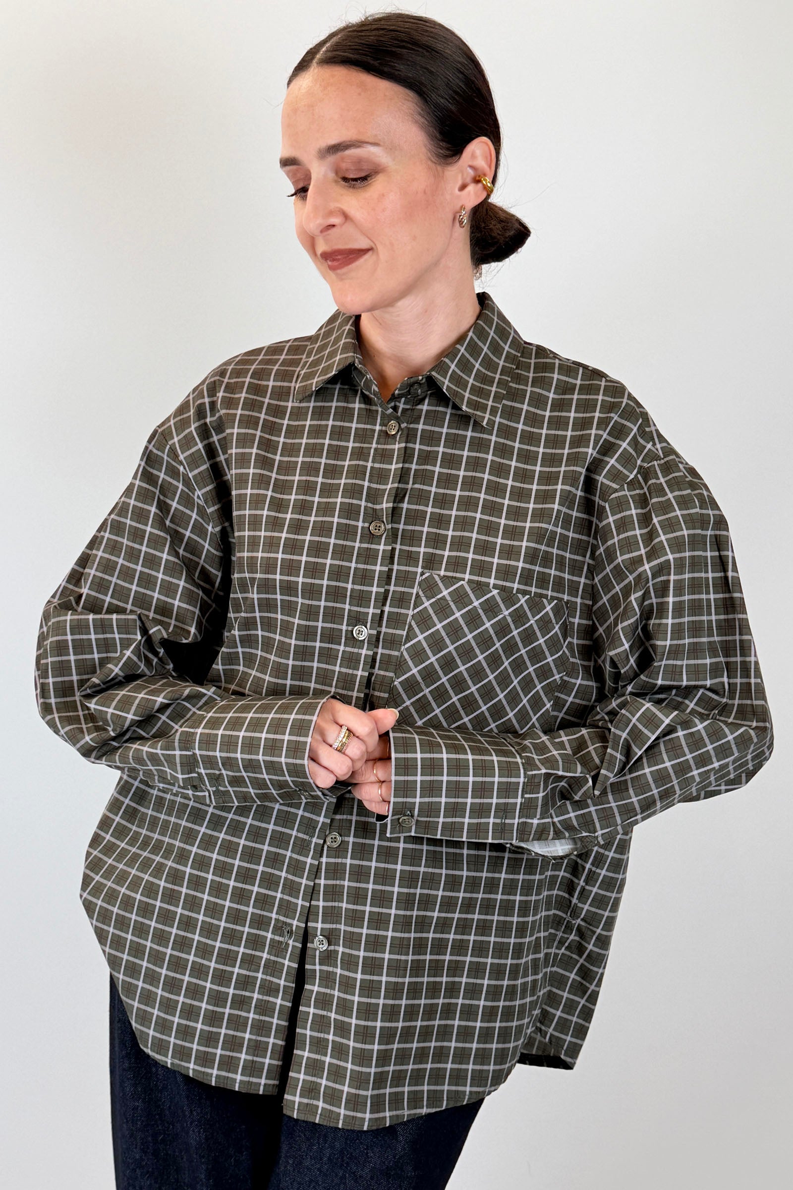 Camicia over con tasca