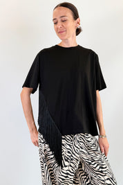 T-shirt con frange
