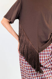 T-shirt con frange