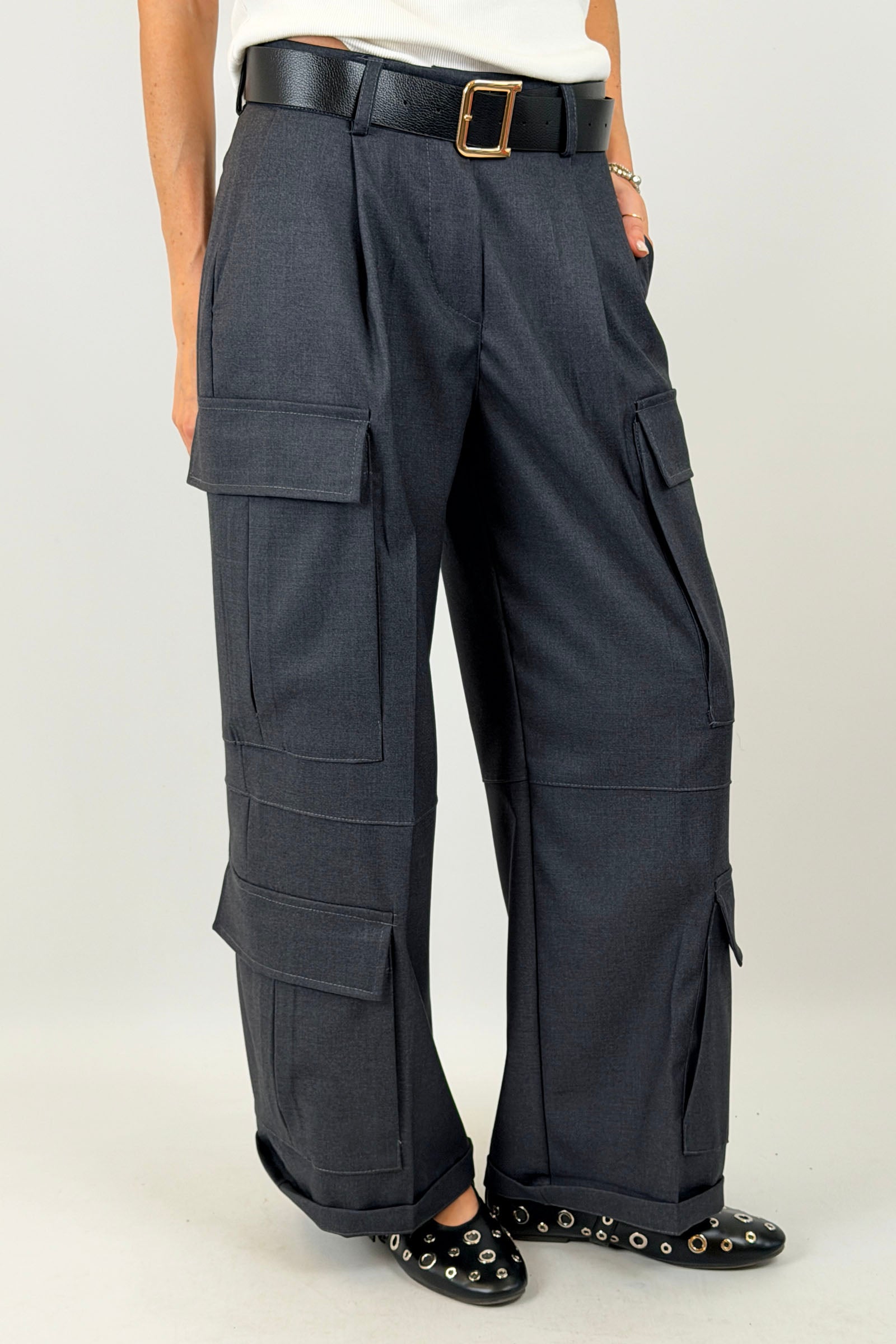 Pantalone cargo doppia tasca