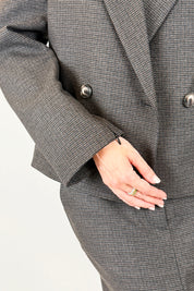 Blazer maniche con spacco