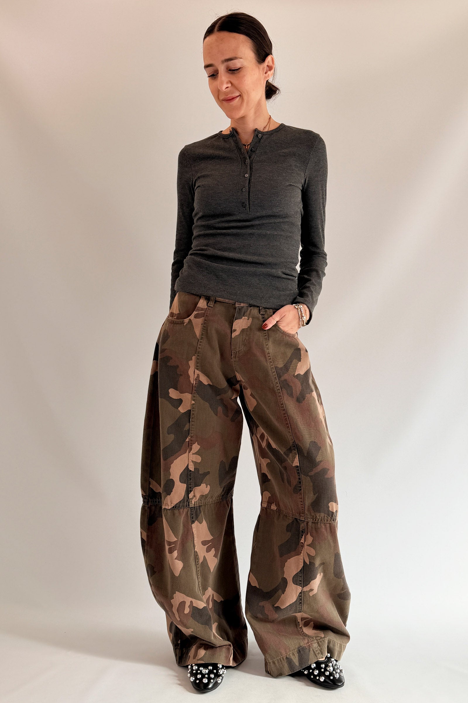Pantalone barrell camouflage