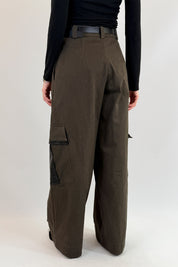 Pantalone cargo inserti cocco
